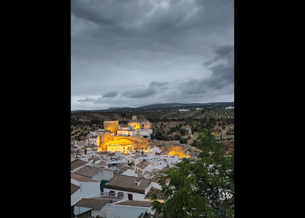 Atardecer en un pueblo de la provincia de Cádiz