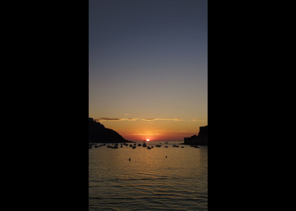 Atardecer en Semana Grande