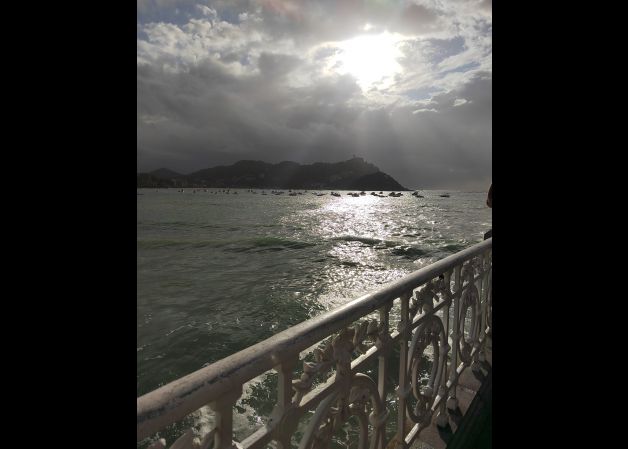 Atardecer tormentoso