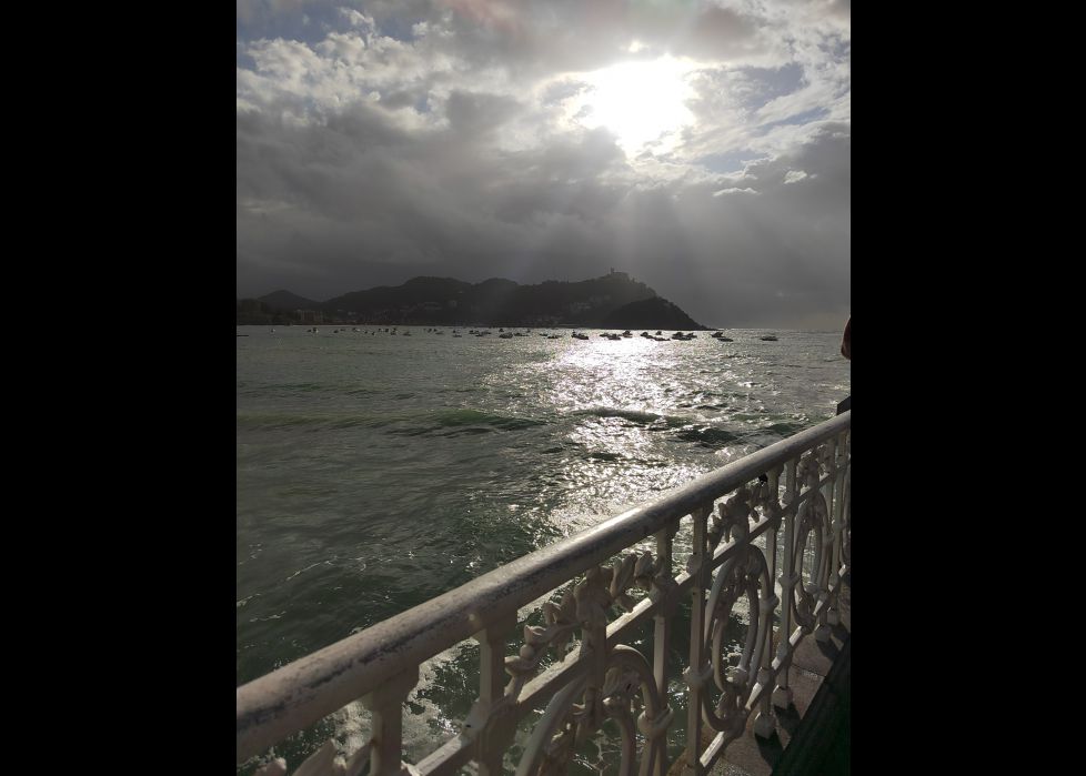 Atardecer tormentoso