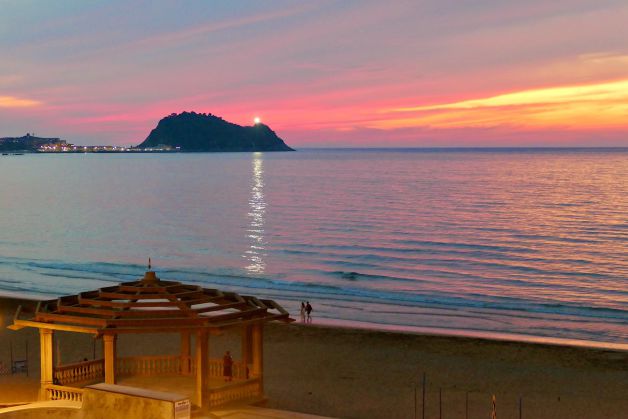Atardecer en Zarautz