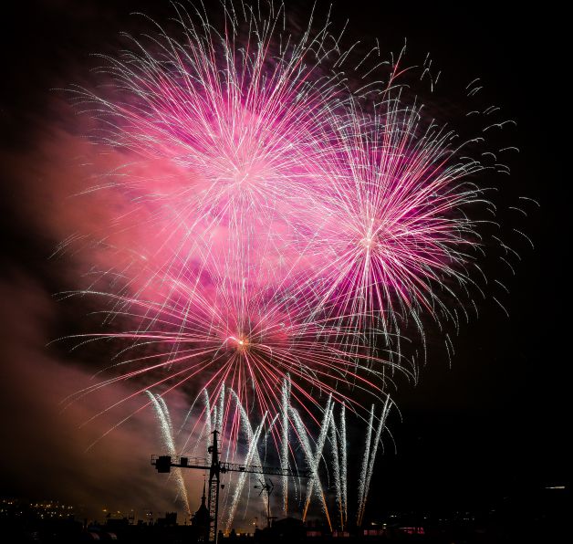 Construyendo los fuegos