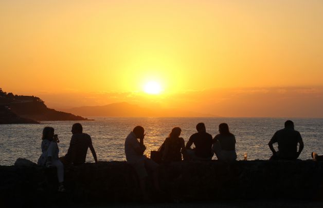 Disfrutando el momento.