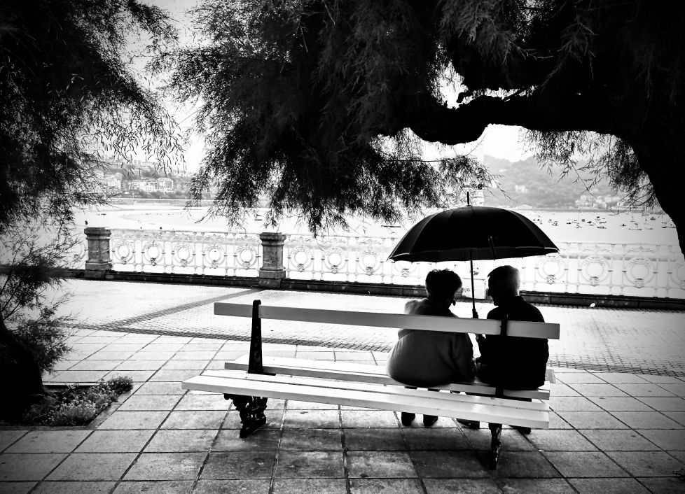 Hablando bajo la lluvia