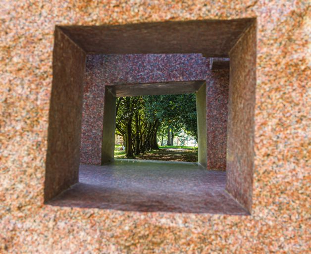 marco natural de granito