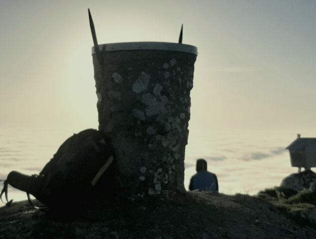 Meditando en la cumbre