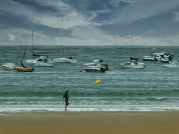 Paseando bajo la lluvia