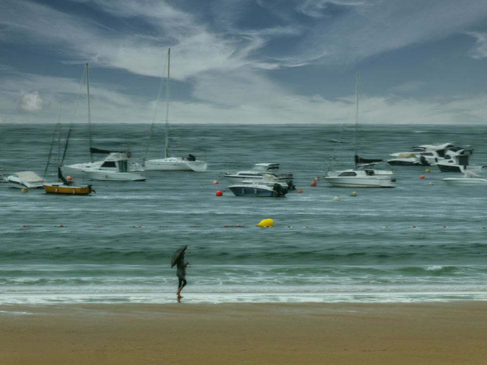 Paseando bajo la lluvia