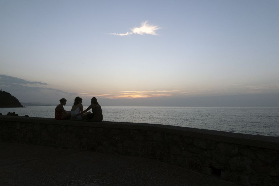 De tertulia al atardecer