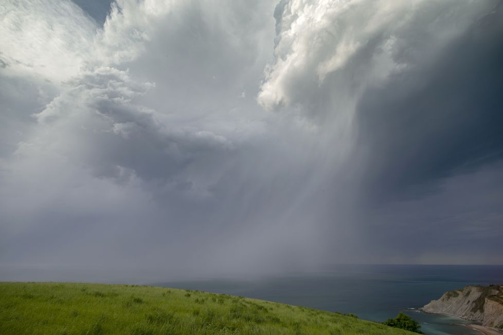 Tormenta sobre Zumaia.