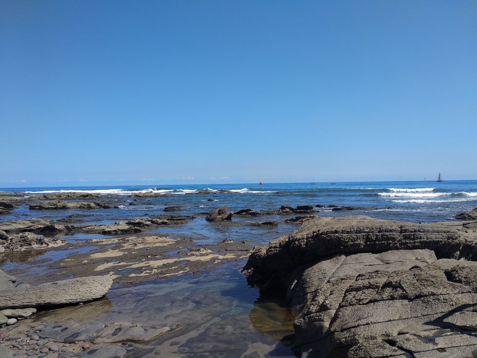 Tranquilidad en las rocas