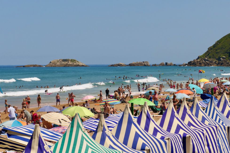 Verano 2023 en la playa de Zarautz