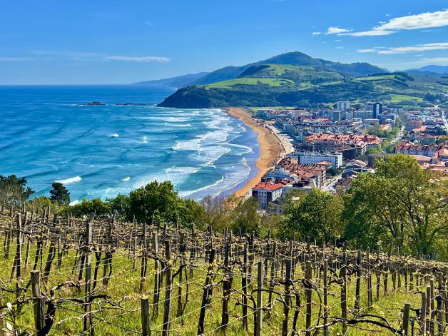 Zarautz desde Santa Barbara