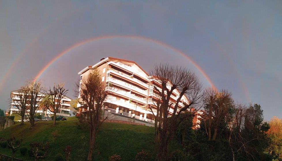 ARCO IRIS DESDE MI VENTANA