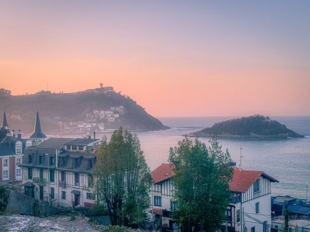 Atardecer sobre la Bella Easo