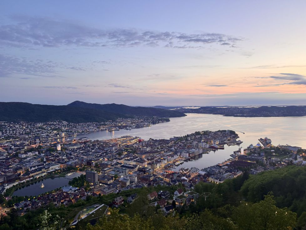 Atardecer en Bergen