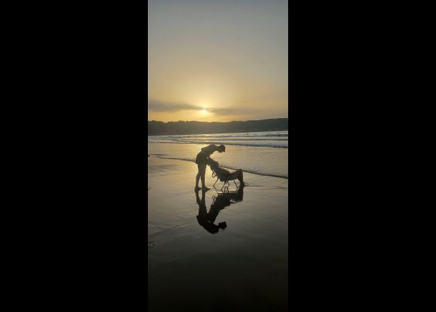 Atardecer en familia