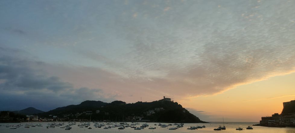 Atardeciendo en Donosti