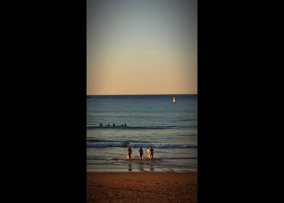 En busca de las olas!!