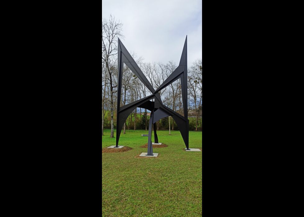 Escultura de hierro. 