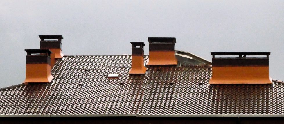 Lluvia en los tejados