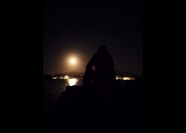 Pescando a la luna