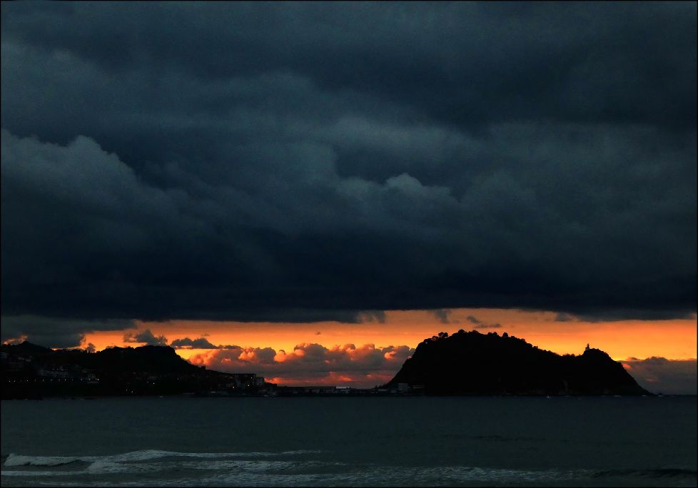 Tormenta en Getaria
