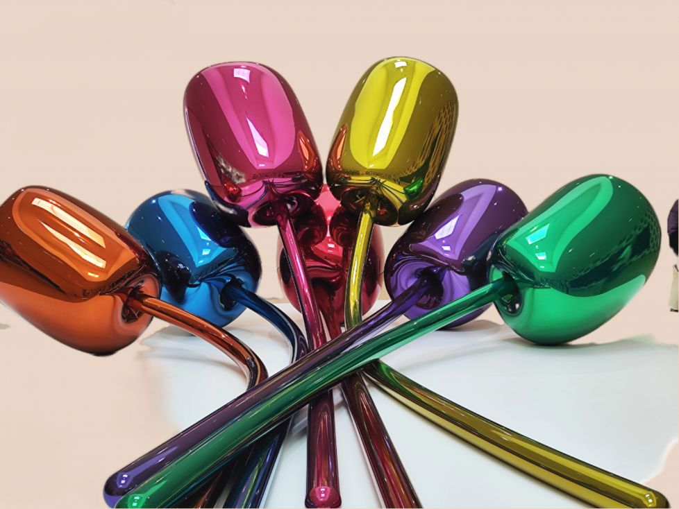 TULIPANES METÁLICOS