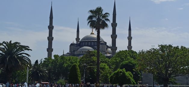 Vista impresionante de la Mezquita Azul