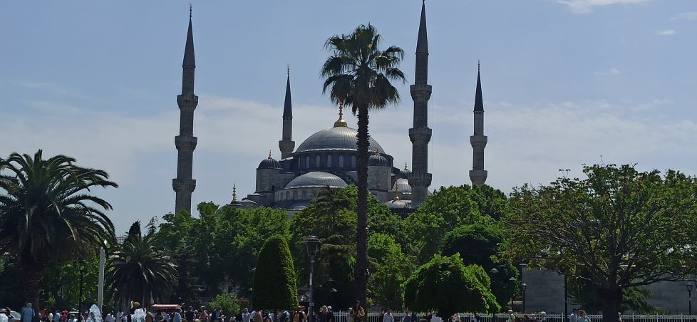 Vista impresionante de la Mezquita Azul