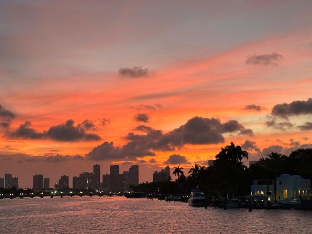 Atardecer en Miami