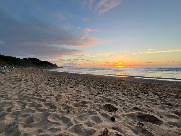 Atardecer en la playa