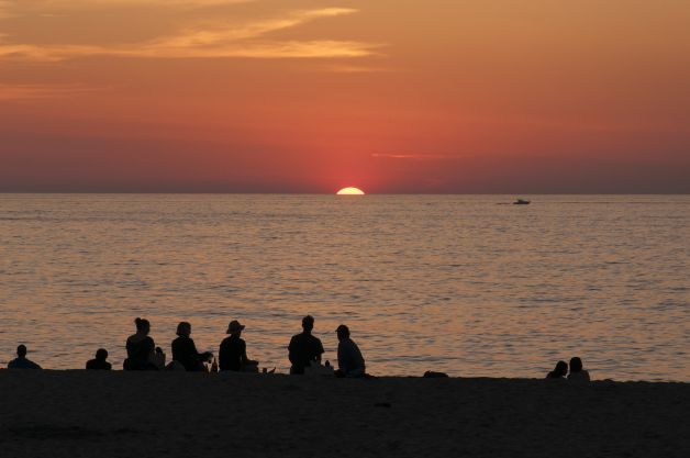 Atardecer en el Txiringuito