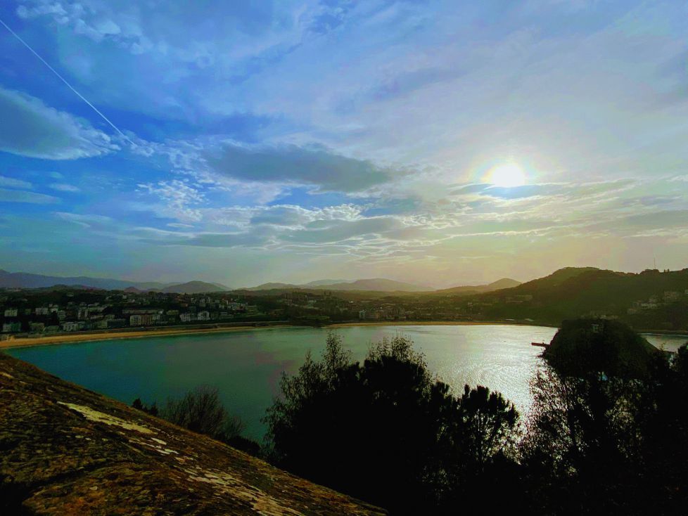 Desde la bateria de las Damas!! 