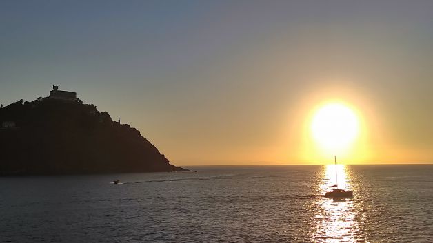 Despidiendo el día antes de los fuegos