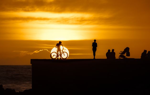 Disfrutando del ocaso