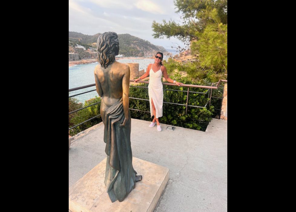 Enamoradas de Tossa de  Mar,  Costa Brava (Gerona)