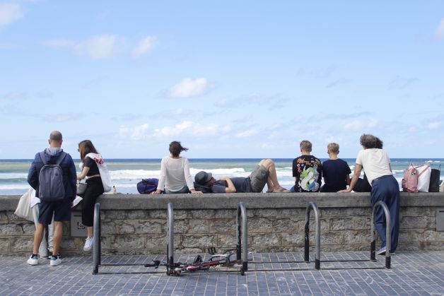 El placer de la vista al mar.