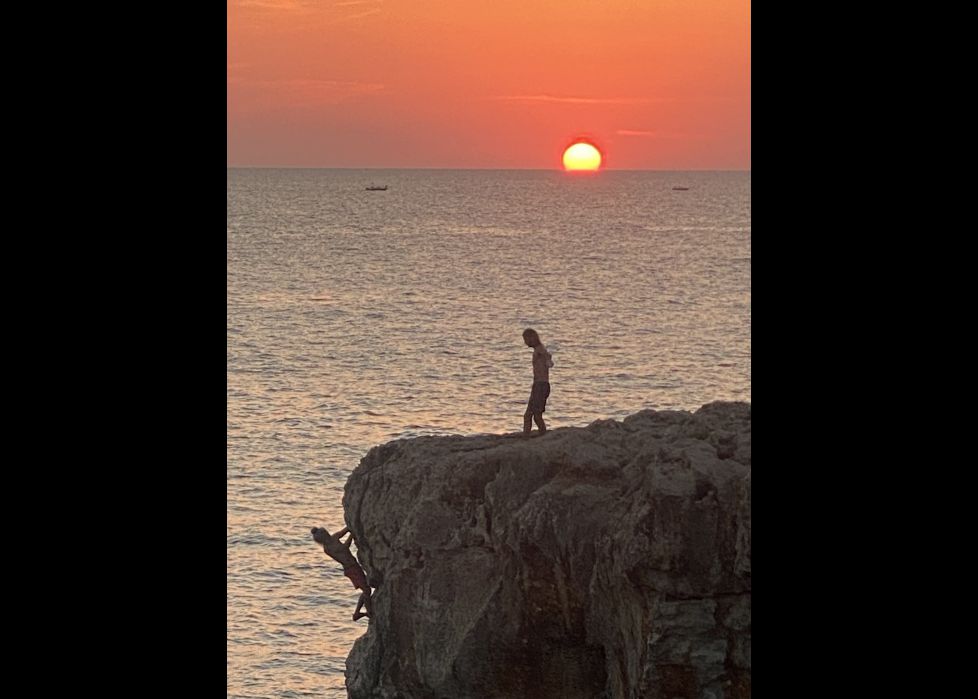 Puesta de sol en Menorca