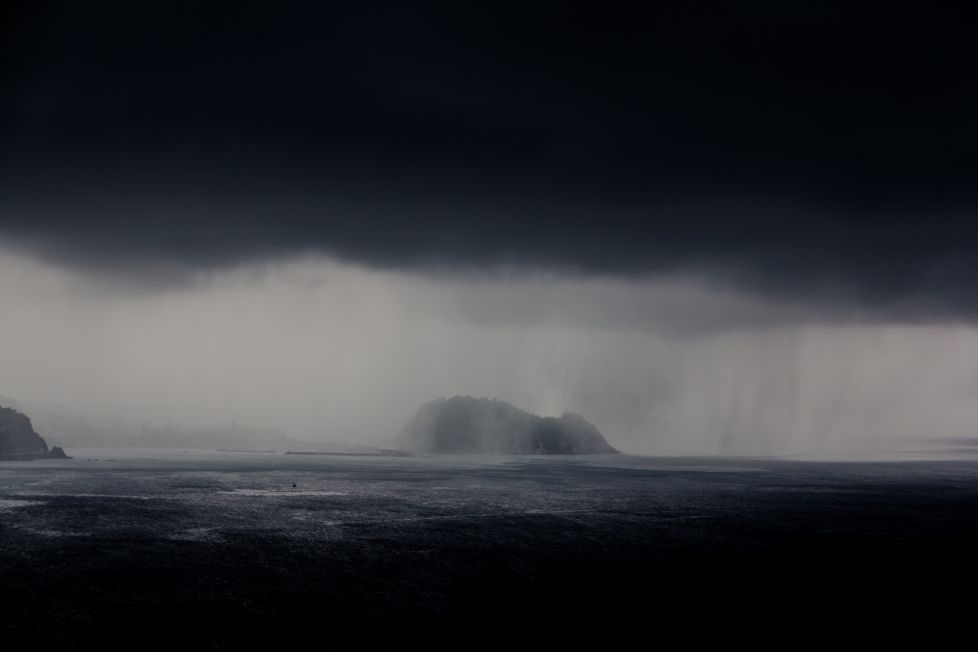 Tormenta en Getaria