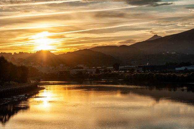 Amanece en el Bidasoa