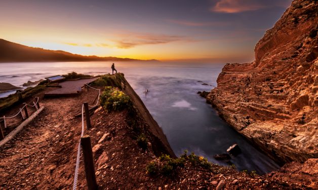 Atardecer en Algorri