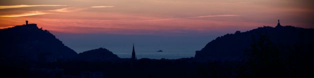 Atardecer de la bahía.