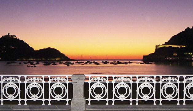 Atardecer en la concha.