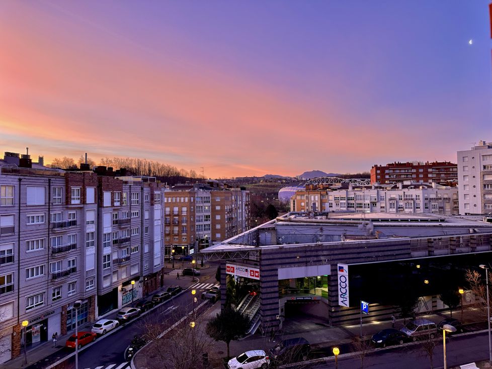 Atardecer desde la ventana
