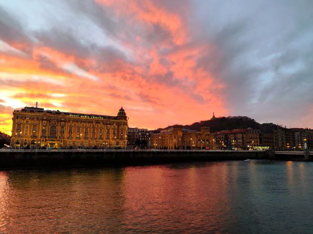 Atardecer en Donosti!!