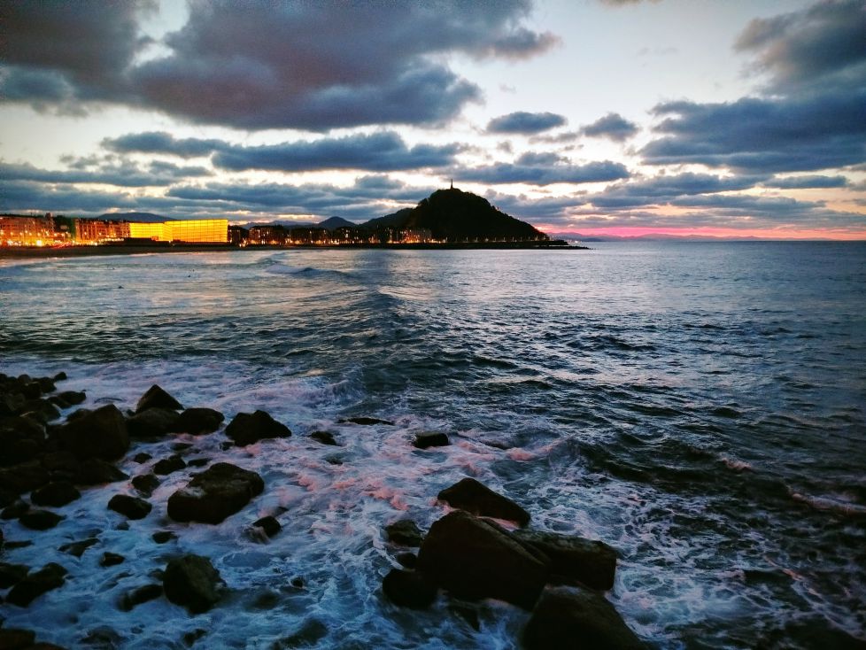 Atardecer en Donostia