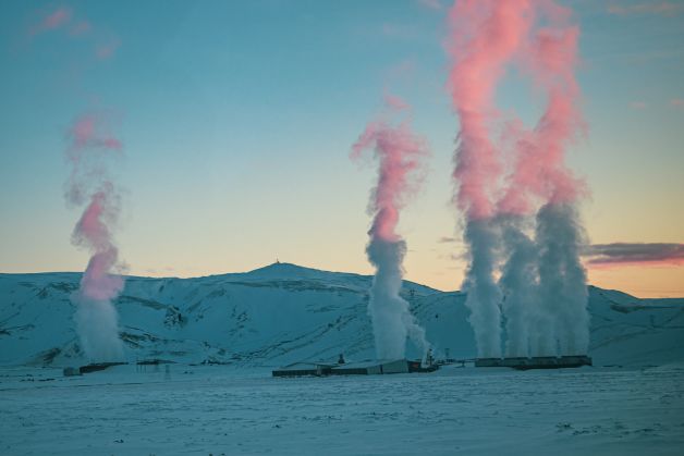 Atardecer en Islandia.