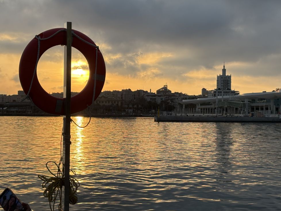 Atardecer en Málaga 