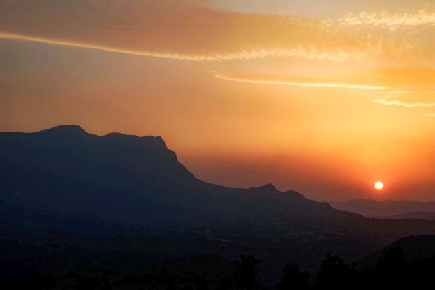 Atardecer monte Balerdi